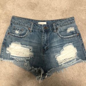 Sun & Shadow Jean Shorts